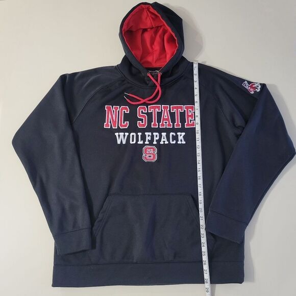 Stadium Athletics Men's Black NC State Wolfpack Pullover Hooded Sweatshirt - Picture 6 of 15